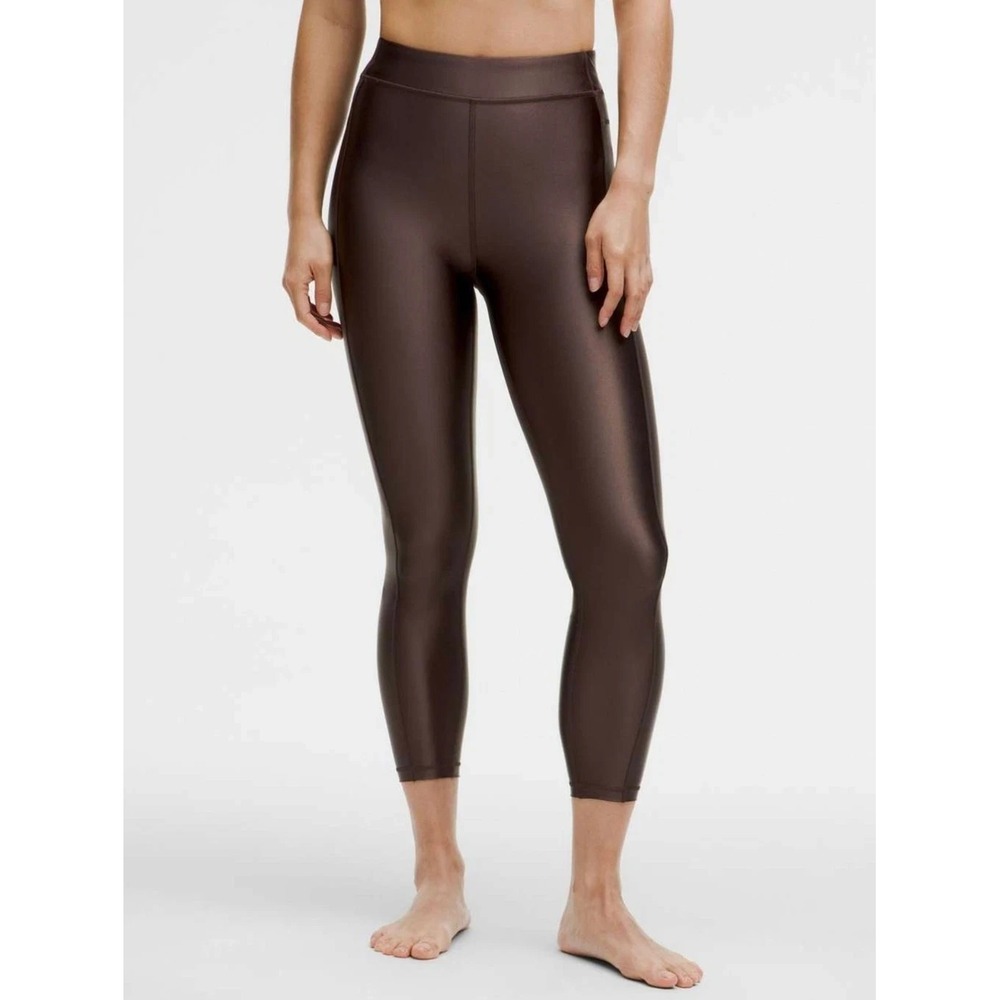 LULULEMON Align Satin Shine Women's Sz 2 Brown Yoga Leggings Pants‎